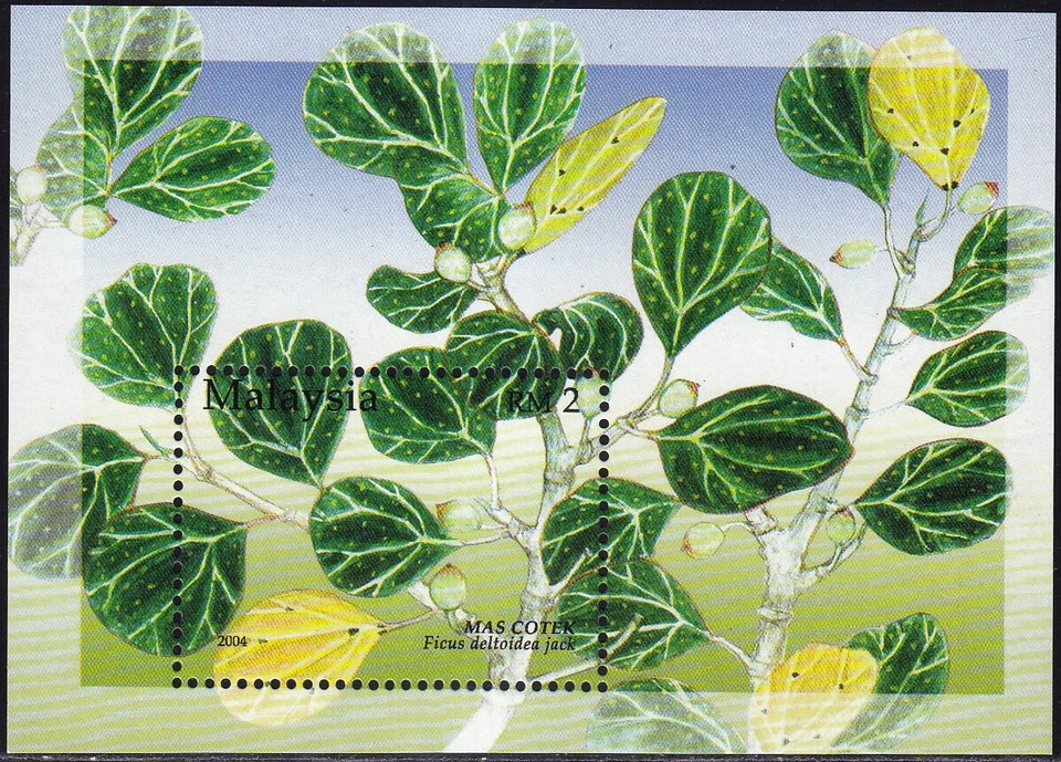 Malaysia 2004 Mint never Hinged (SS 80) Plants - Image 1 of 1