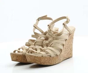 Lilleys Womens Beige Polyester Espadrille Heel UK 3 - Picture 1 of 12
