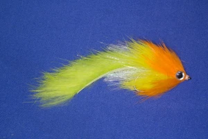 Fliegentom Zonker Streamer Tricolor 1 para peces depredadores (lucio, huchen, lu - Bild 1 von 9