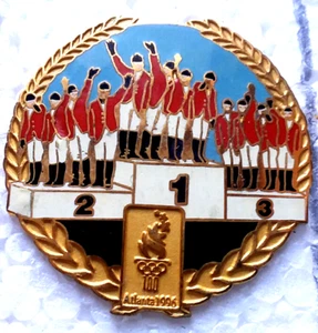 Pin Coleccionista Atlanta Olympic 1996-Equestrian GA Intnl Horse Park GRANDE RARO - Imagen 1 de 1