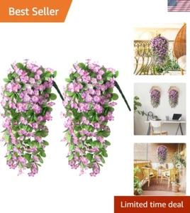 Realistic Artificial Hanging Flowers - Colorful Orchid Vines for Home Decoration - Picture 1 of 8