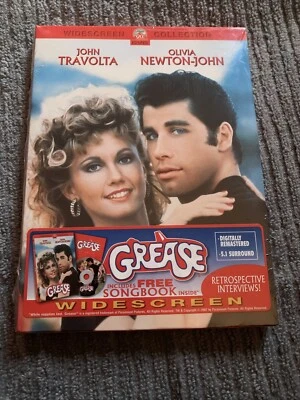 GREASE - John Travolta, Olivia Newton-John, Widescreen Collection, BRAND NEW DVD - Image 1 of 2