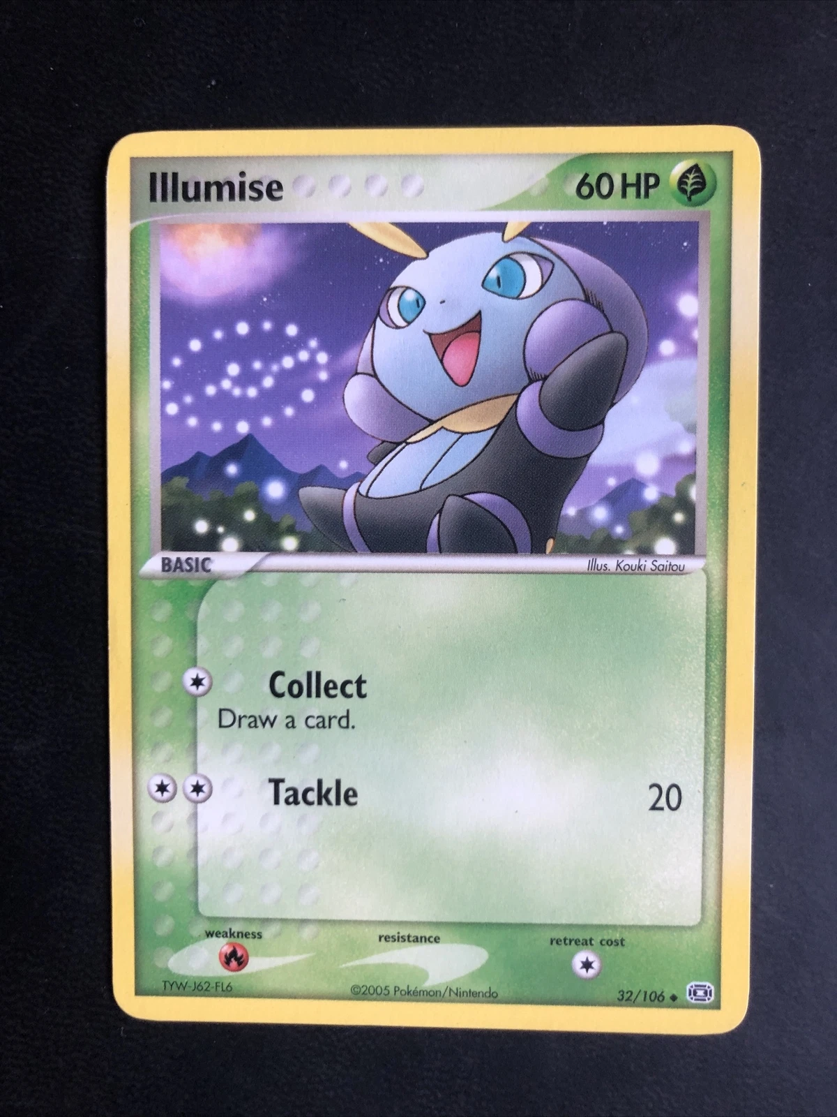 Illumise 32/106 Uncommon Pokemon Card (EX Emerald) NM