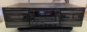 DENON DRW-585 DOBLE PLATAFORMA DE CASETE COMPLETAMENTE REPARADA Y LIMPIA - Imagen 1 de 14
