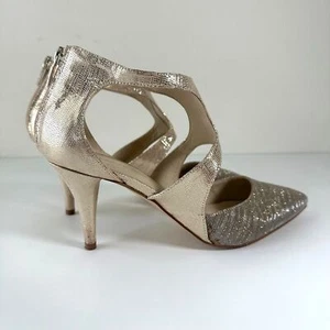 Marc Fisher Size 9 Women's Gold Dress Shoes Heels Pumps - Bild 1 von 7