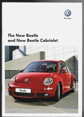 Volkswagen Beetle Hatchback & Cabriolet 2008-2011 UK Market Sales Brochure - Image 1 of 4