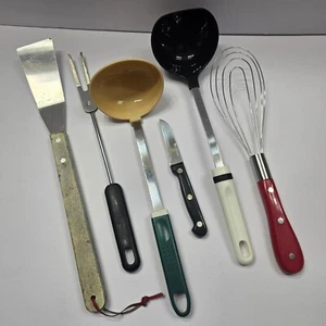 Vintage Cooking Utensils set of 6 - Picture 1 of 13