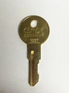 CompX Timberline Lock Replacement Single Key Gold 103T #10017 - Picture 1 of 2