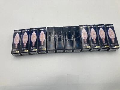 Luxrite LR21574 Led 5W CTC B10 Candle Bulbs 12 Pack Lot Soft White 3000k 410 Lum - Image 1 of 4