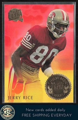 Jerry Rice 1994 Ultra Ultra Achievement Awards #5 San Francisco 49ers - Image 1 of 2