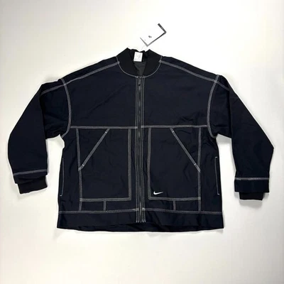Nike Mujer Gran Tamaño Gráfico Chaqueta Carga Negro Talla M 95 Abrigo Auténtico Nuevo Con Etiquetas Nuevo Foto 1 de 4