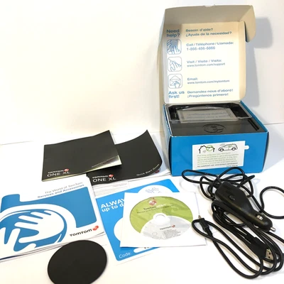 TomTom ONE XL Portable Car LCD GPS System US/Canada MAPS Navigator - Image 1 of 4