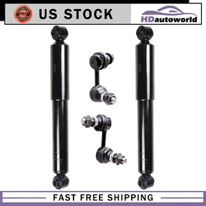 For 2005-2015 NISSAN ARMADA Rear Shocks Absorbers & Rear Sway Bar Links Kit - Picture 1 of 5