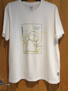 Camiseta Pokemon X Uniqlo Blanca Pikachu Manga Japonés Anime Camiseta UT Reino Unido Talla Grande - Imagen 1 de 9