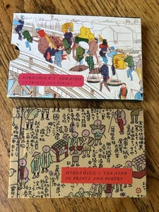 1966 Antique Poetry Book Hiroshige's Tokaido in Prints & Poetry w/ Slip Cover - Imagen 1 de 13