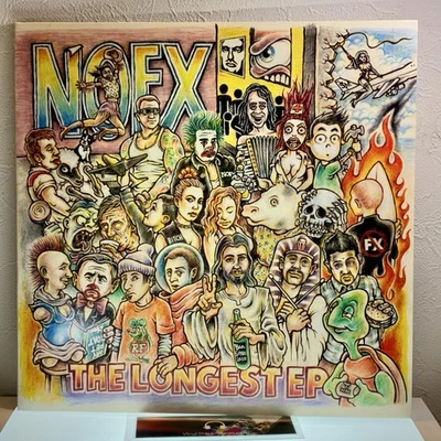 NOFX – The Longest EP/2LP 2019 Fat Wreck Chords FAT758-1 US Repress EX/VG+ - Image 1 of 4