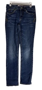 GIRLS LIMITED TOO JEANS 14S - EMBROIDERED POCKETS - EXCELLENT CONDITION - Picture 1 of 2