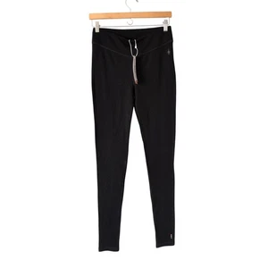 NWT Smartwool Women's Merino Wool Base Layer Pants Black Pull On - Medium $115 - Picture 1 of 8