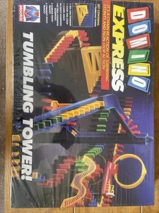 DOMINO EXPRESS - TUMBLING TOWER Goliath Games 6+ 1997 90s Retro Boxed Track - Picture 1 of 7