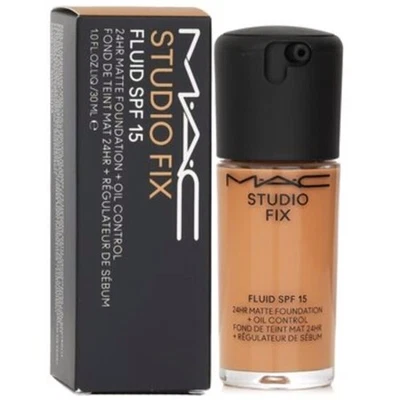 MAC Ladies Studio Fix Fluid Foundation SPF 15 1 oz NC42  NEW - Image 1 of 2