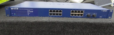 Netgear ProSafe 16-Port Gigabit 10/100/1000Mbps Ethernet Smart Switch GS716T V2 - Image 1 of 4