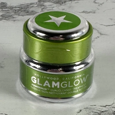 GLAMGLOW POWERMUD Dualcleanse TRATAMENTO 15g .5oz NOVO lacrado - Imagem 1 de 4