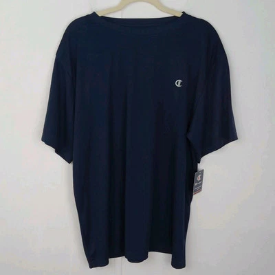 Champion Performance Mens Athletic Shirt XXL Navy T0022 Gym Workout Athleisure - Image 1 of 4