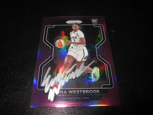 EVINA WESTBROOK SIGNED AUTO 2022 PANINI PRIZM PURPLE WNBA CARD # 122 SP 92/99 - Picture 1 of 2