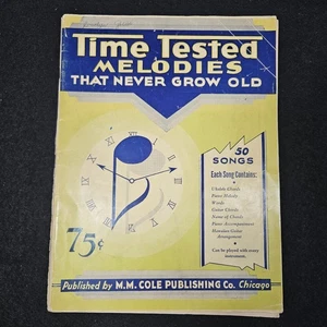 Zeitgeprüfte Melodien, die nie alt werden Vintage Notenbuch 50 Lieder (1930) C - Bild 1 von 5