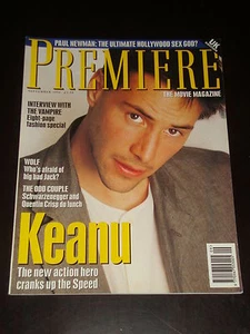 PREMIERE magazine UK #20, 1994, Keanu Reeves, Paul Newman, Jack Nicholson RARE - Picture 1 of 1