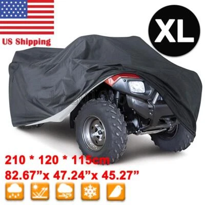 XL Black ATV Quad Cover for Honda FourTrax TRX 125 250 300 350 US Stock - Изображение 1 из 3