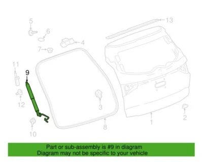 Новый подлинный привод подъемной двери ACDelco GM от оригинального производителя 84243977 - Изображение 1 из 4