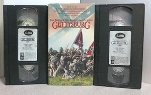 Gettysburg 2 VHS Tape Set Tom Berenger Jeff Daniels Martin Sheen *TESTED* - Imagen 1 de 3