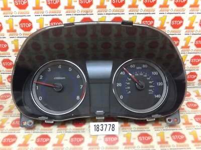 2012-2014 HYUNDAI ELANTRA A/T MPH PAINEL DE INSTRUMENTOS VELOCÍMETRO 94001-1R010 FABRICANTE DE EQUIPAMENTO ORIGINAL - Imagem 1 de 4