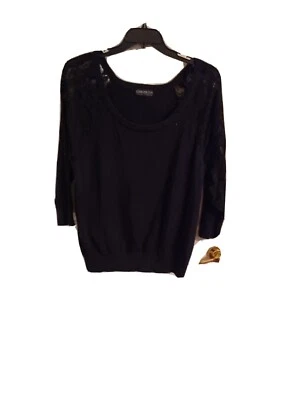 Forever 21 - Ladies Plus Size 2X Black Glitter Knit Sweater! - Image 1 of 4