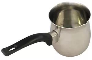 Turkish Style Coffee Pot Stainless Steel Milk Tea Pot Butter Warmer Jug 650ml - Picture 1 of 1
