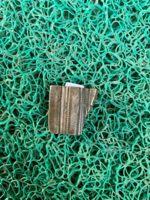 Antique Vintage Bronze Hand Carved Design Figured Jewelry Mold Die Collectible - Image 1 of 4