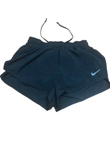 Nike Dri-Fit Shorts Womens Size M Black Running Lined Lightweight - Picture 1 of 7