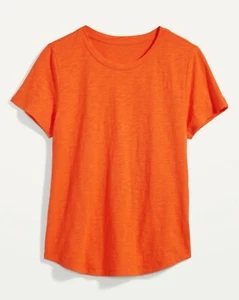 Camiseta tejida Old Navy para mujer ~ Amapola brillante ~ EveryWear Slub nueva con etiquetas - Imagen 1 de 3