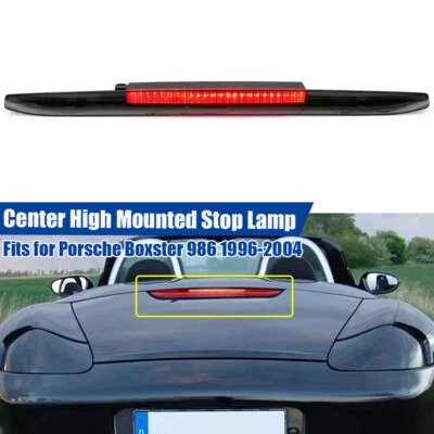 Lámpara LED central de tercera luz de freno ahumada para Porsche Boxster 986 1996-2004 Foto 1 de 4