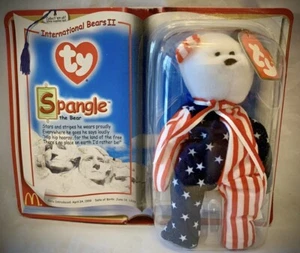 TY Beanie Baby-Raro Spangle El Oso - McDonalds 1999 Nuevo en Caja Nunca Abierto - Imagen 1 de 2