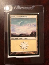 Snow-Covered Plains X (4)  Coldsnap MTG Excellent/Near Mint (RG) 4RCards