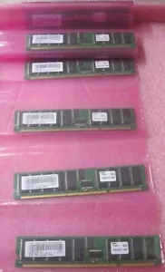 9GB Memory - ( 18 * 512MB ) Lot 18 IBM 00P5767 512MB DIMM Samsung 64MX72 - Picture 1 of 4