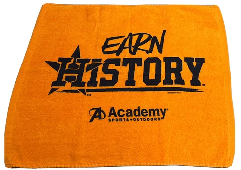 Houston Astros 2017 Playoff Earn History Rally Towel SGA Academy Cover