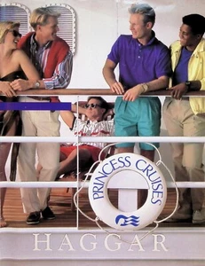 VINTAGE 1980s Print Ad ~ Haggar Clothes / Princess Cruises ~ - Picture 1 of 1