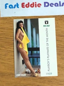 TARJETA DE COLECCIONISTA CINDY FULLER PLAYBOY 1995 # 18 MISS MAYO 1959 CASI COMO NUEVA - Imagen 1 de 2