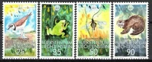 Liechtenstein n.o 967/70 ** Protección de la naturaleza, fauna pequeña 1989, sin usar - Imagen 1 de 1
