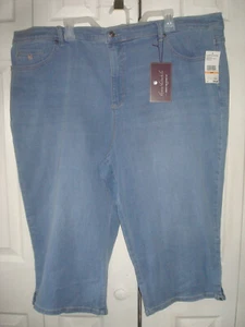 Damen Plus G. Vanderbilt Capri Jeans Größe 24 W neu mit Etikett - Bild 1 von 2