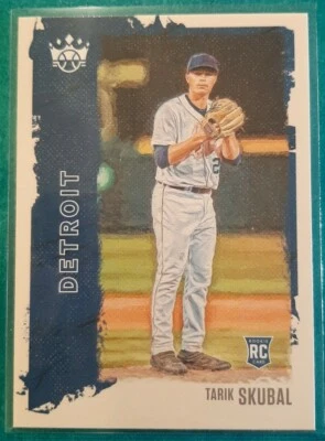 2021 DIAMOND KINGS TARIK SKUBAL ROOKIE SHORT PRINT #132 DETROIT TIGERS - Image 1 of 2