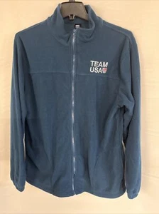 Suéter polar cremallera completa Team USA Olympics para hombre XXL como está pequeño agujero cerca de la axila - Imagen 1 de 10